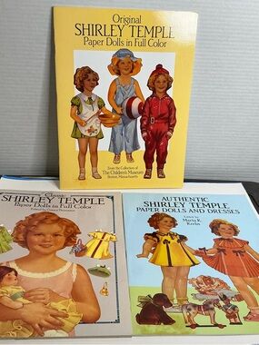 Original Shirley Temple Paper Dolls - Yellow Cover
